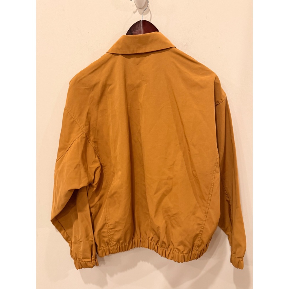 Zara Men Mustard Tan Lightweight Snap Front Bomber Jacket Small New With Tags - Picture 3 of 7